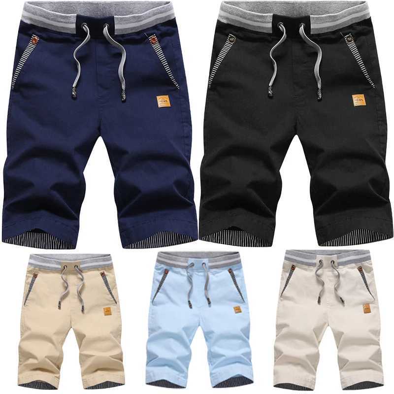 New 2024 Men Fashion Cotton Shorts Hot summer style shorts Mens pure color shorts Beach shorts Mens trousers W250319
