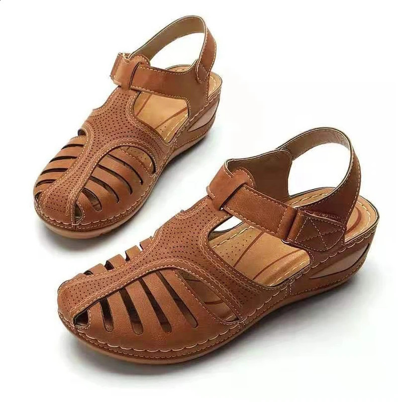 Womens Sandals Premium Orthopedic Bunion Corrector Flats Casual Soft Sole Beach Wedge Vulcanized Shoes Zapatillas De Mujer 250317