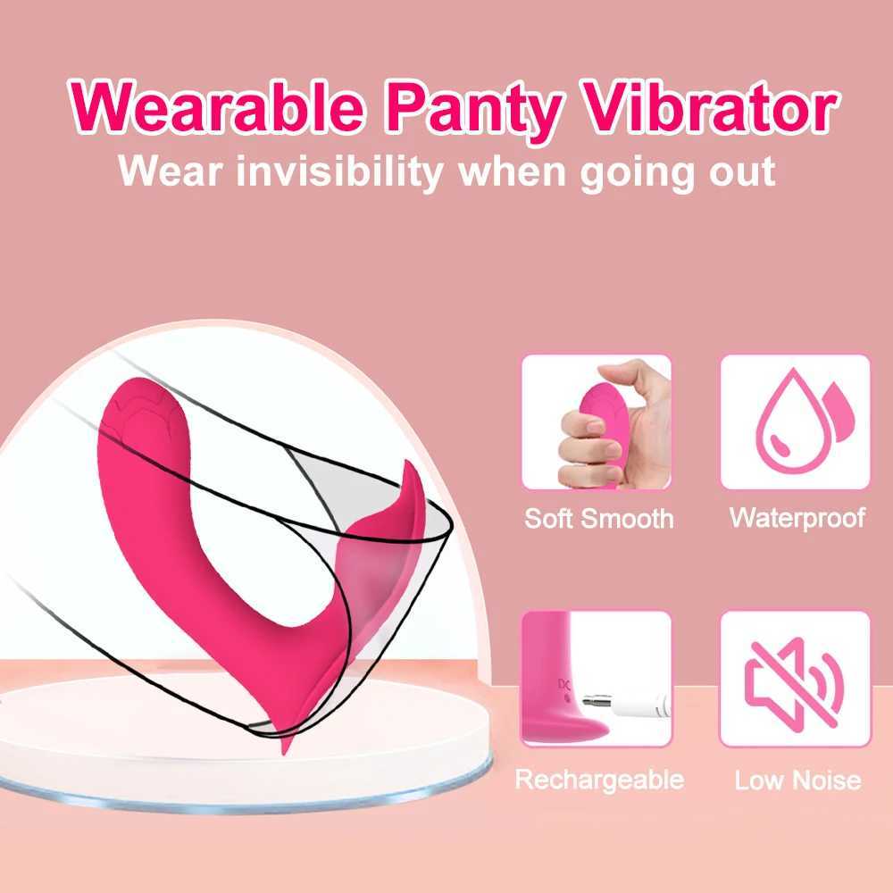 Bluetooth wearable vibrator G-spot negative vaginal massage massager vibrator female vibration underwear sex toy W250319
