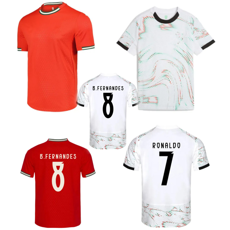 2025 poRtUgaL's rONaldO BERNARDO soccer jerseys B. FERNANDES JOAO FELIX CANCELO Portuguese football shirt G. RAMOS DIOGO J. RAFA LEAO RUBEN Men Kids uniforms S-4XL