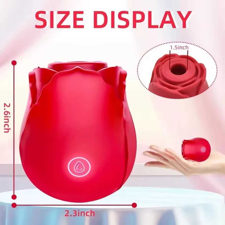 10 speed rose vibrator G-Spot fake penis powerful vaginal clitoris suction female sex toy powerful vacuum vibrator massager W250319