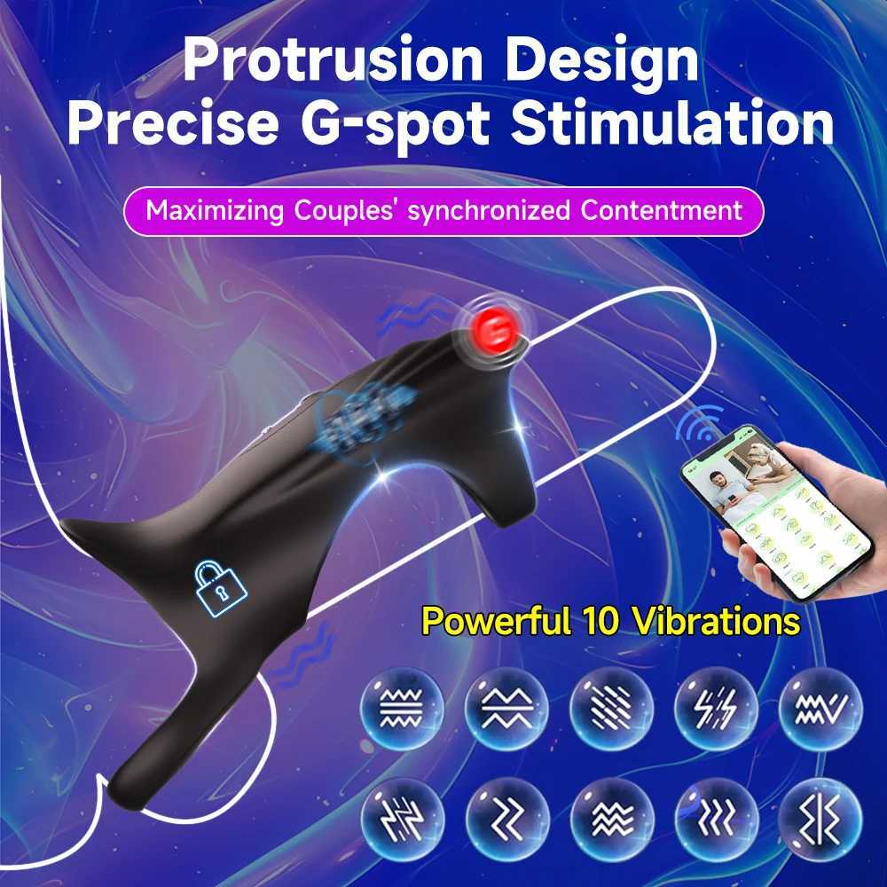 Mens application controls penis ring vibrator sex toy with strong extension G-Spot stimulator vibration penis sleeve adult sex toy W250319