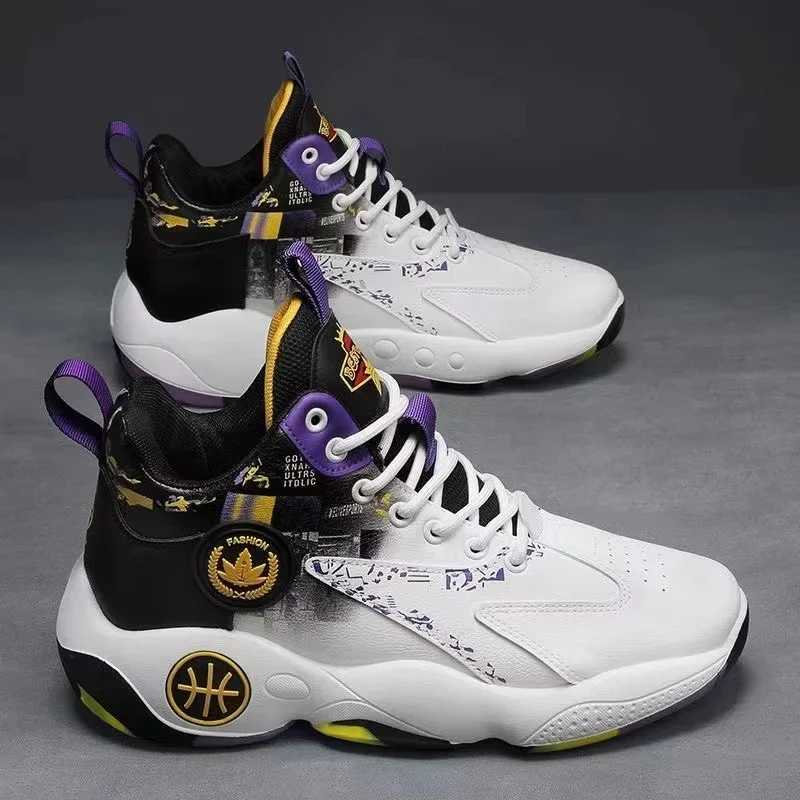 Trend Mens Shoes Breathable Sneakers High Quality Running Shoes New Platform Casual Shoe Non Slip High Top Men Basketball Shoes Z250319