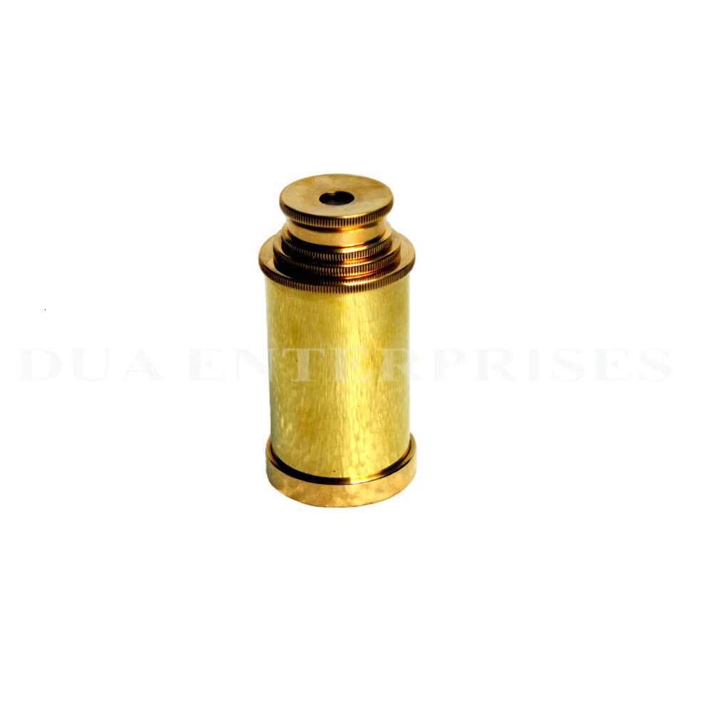 Brass & Leather Spyglass Telescope With Rosewood Classic 6 Inch Nautical spy Glass.
