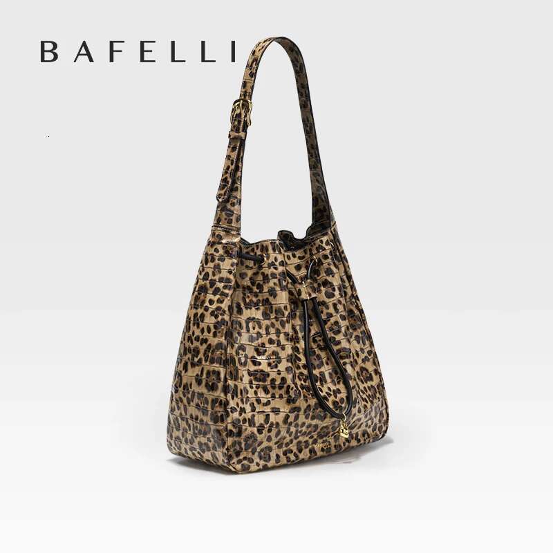Women's Bags BAI Women's New Bag Fashion Leather Bag High Quality Designer Brand Ability Women's Shoulder Leopard Pattern
