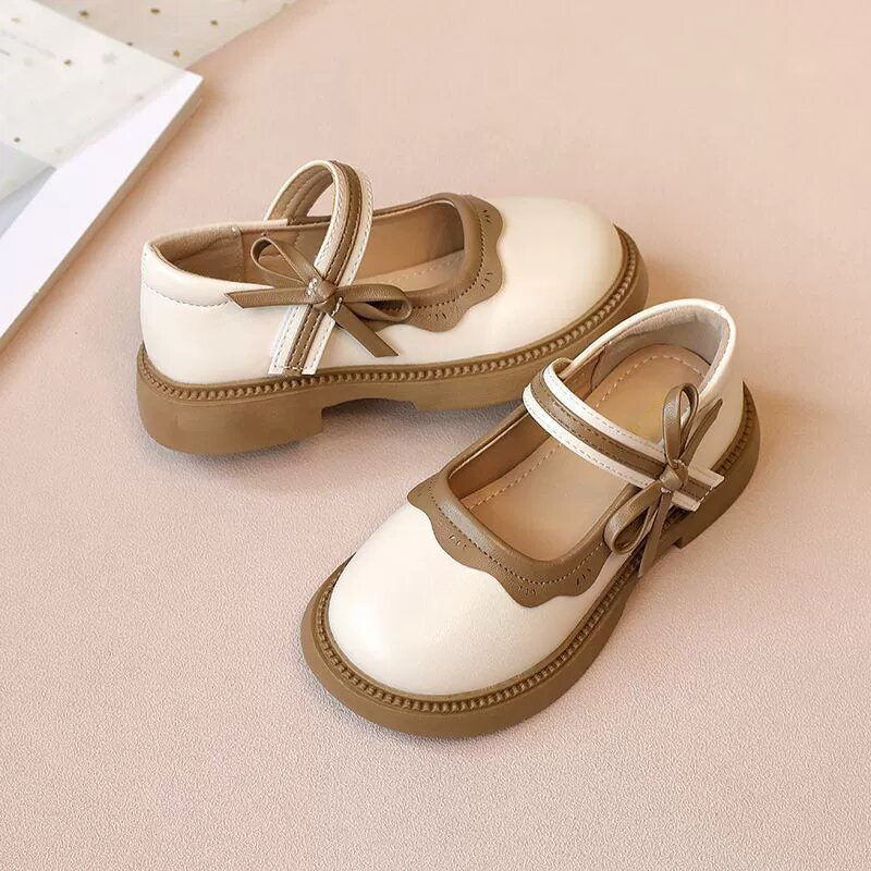 Fashion Girls Canvas Princess Shoes Casual Patent Leather Kids Girl Flat Shoes Summer/Spring Baby Children Loafers for Autumn