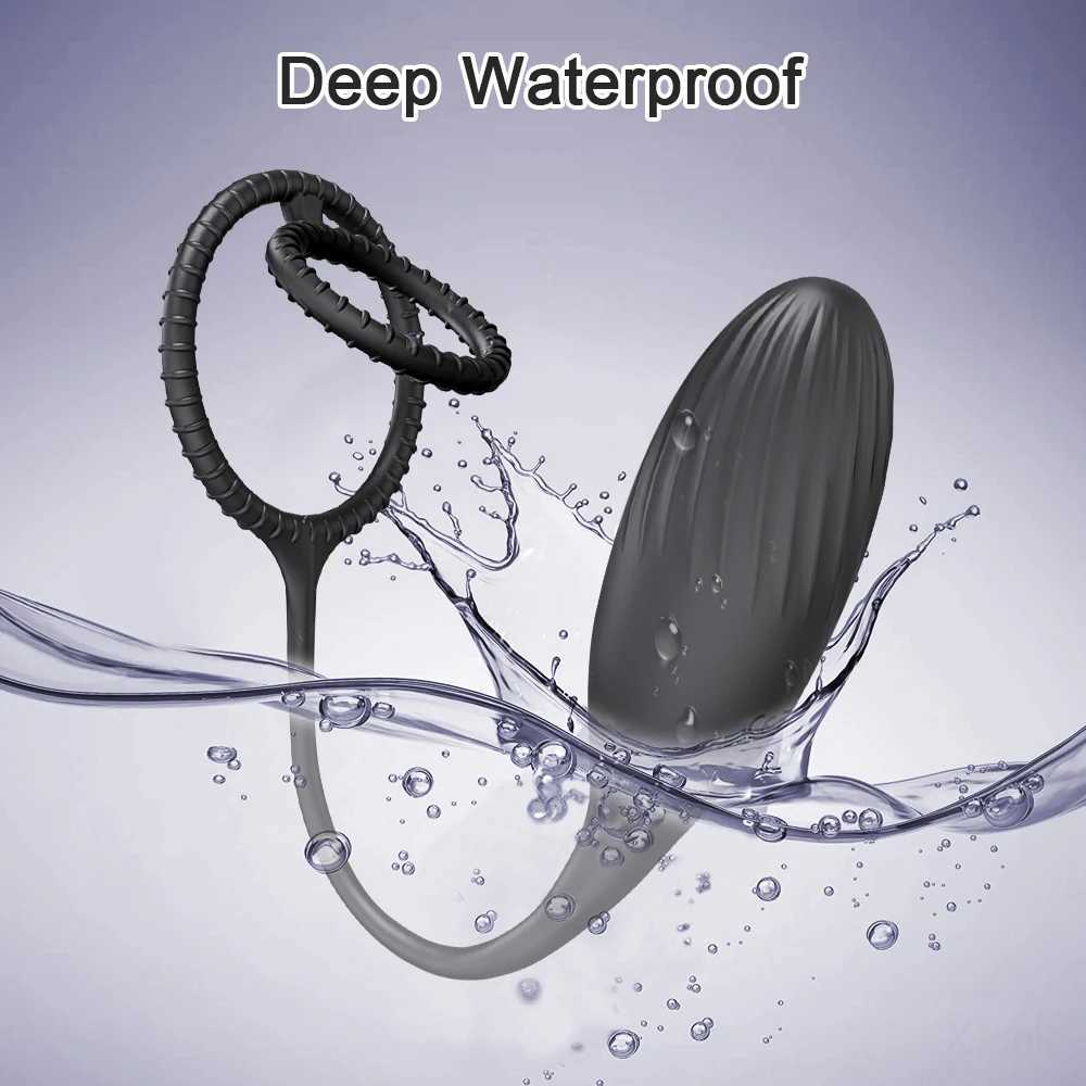 Prostate massager with Cockering Vibration Butt Plug anal app vibrator wireless remote control sex toy W250319