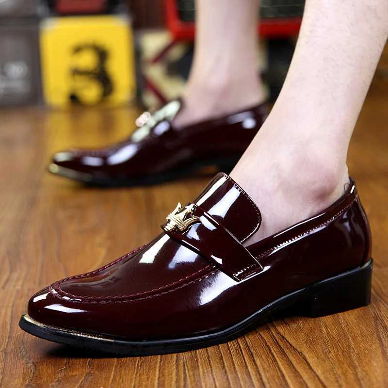 Luxury Italian Dress Shoes for Men Oxford Leather Casual Business Shoes for Men Office Shoes for Men Wedding Formal Shoes 2024XJ250319