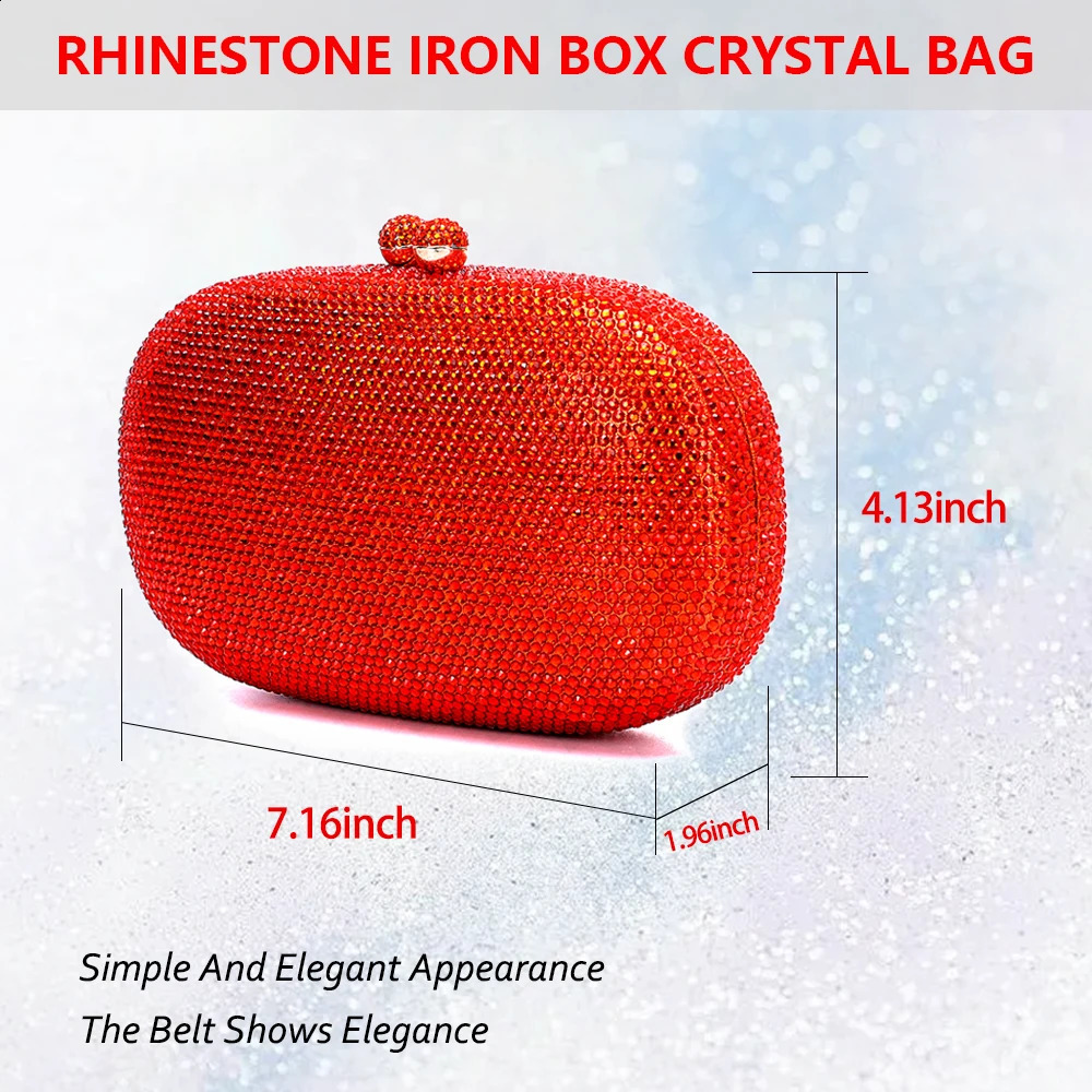 2024 Italys latest elegant ladies wedding party dinner gift Crystal gold silver diamond evening clutch bag 250314
