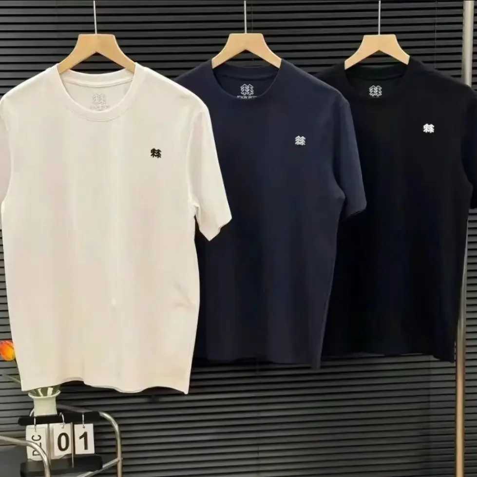 Summer Loose Fashion Brand New Short Sleeve T-shirt Printing Men and Women with Casual All The TideT250318