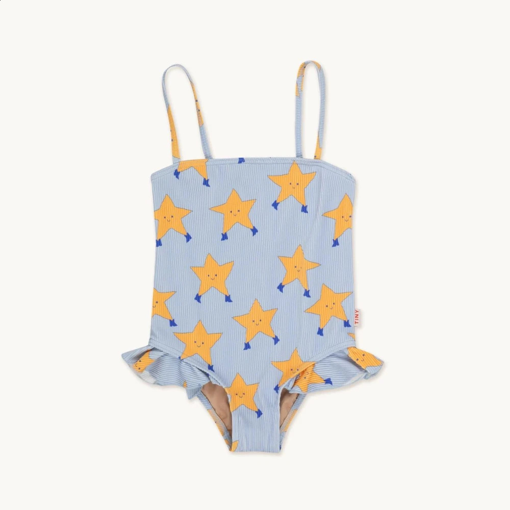 Kids Swimsuit 25 Summer TC Baby Swim Clothes Girls One-Piece Swimsuit Boys Beach Resort Swim Trunks 250319