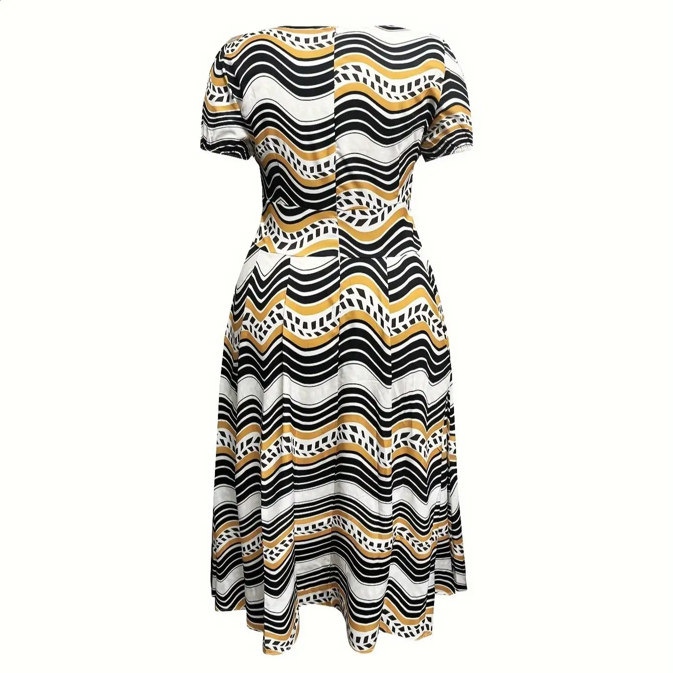 Plus size spring and summer elegant waist dress can be worn to work go out party date shopping a good match 250319