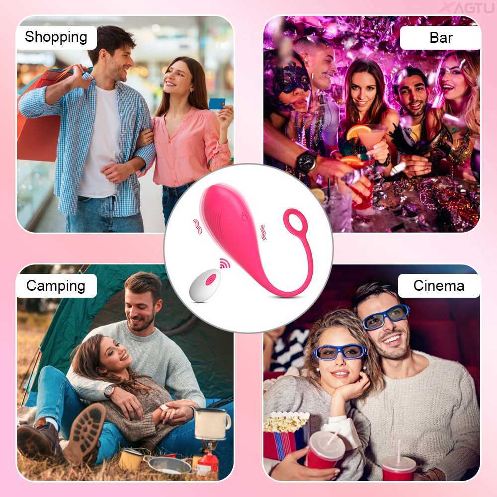 Wireless Remote Control Vibrator Female Clitoris G Spot Stimulator Vibrating Love Adult Goods Sex Toys for Women Panties W250319