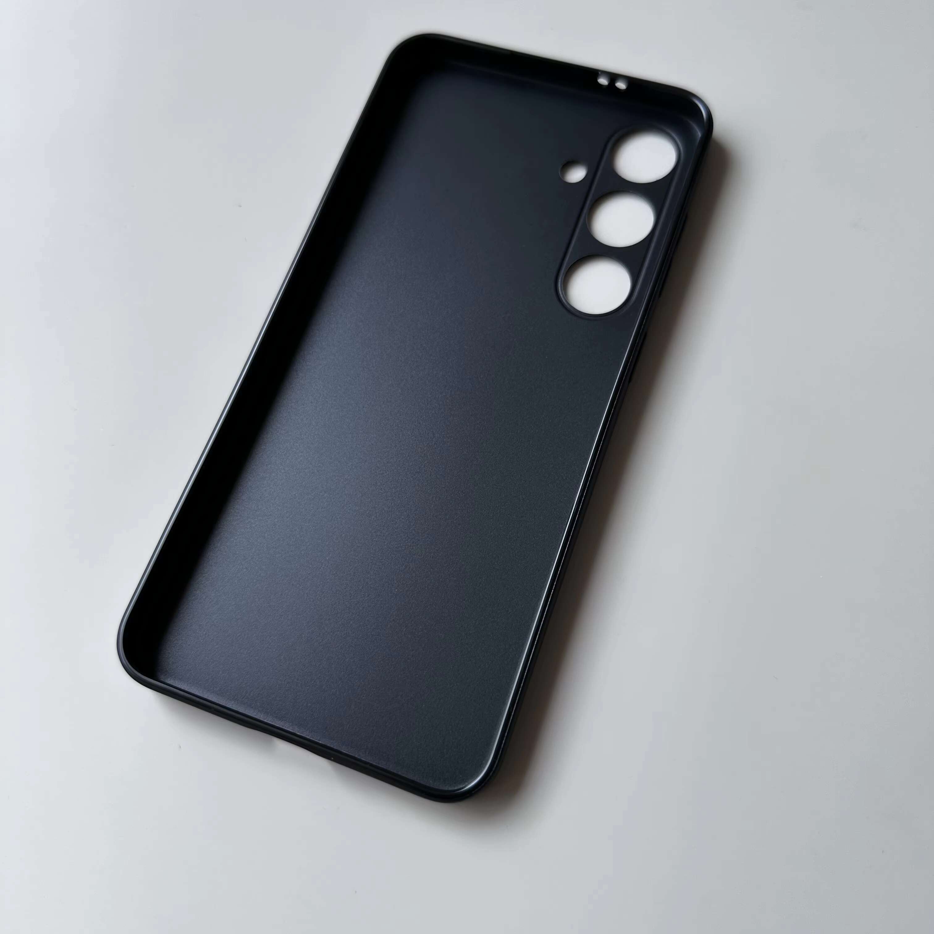 New Matte 1.5mm Soft TPU Shockproof Mobile Black Cover for Samsung Galaxy Plus S24 Ultra Phone Case