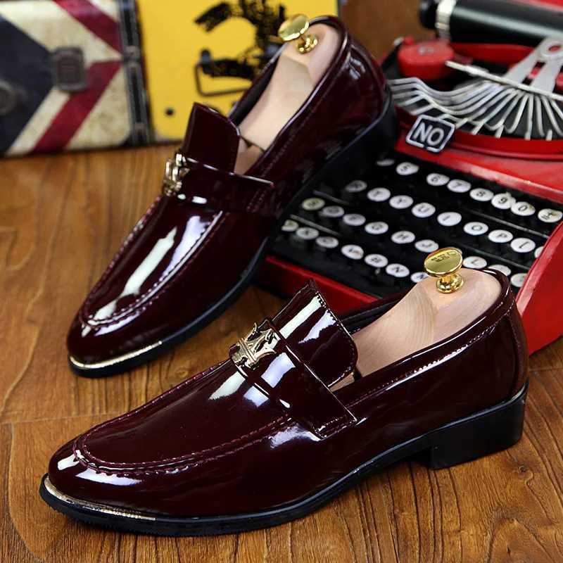 Luxury Italian Dress Shoes for Men Oxford Leather Casual Business Shoes for Men Office Shoes for Men Wedding Formal Shoes 2024XJ250319
