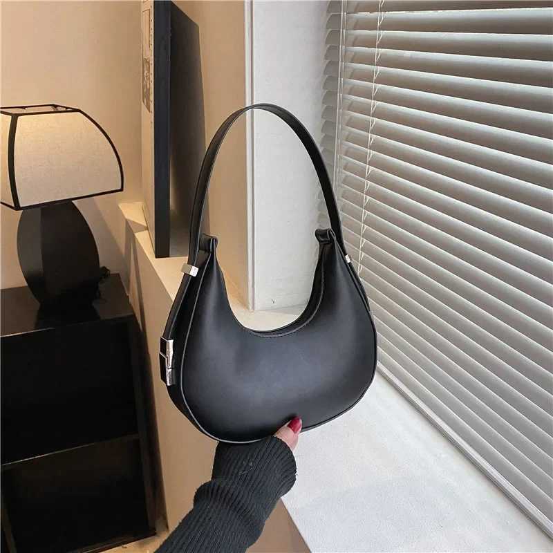 Fashion Luxury Design PU Leather Hobo Shoder Bag Wen Small Clutch Handbag Purse Fem Underarm Bag Travel Totes Z250318