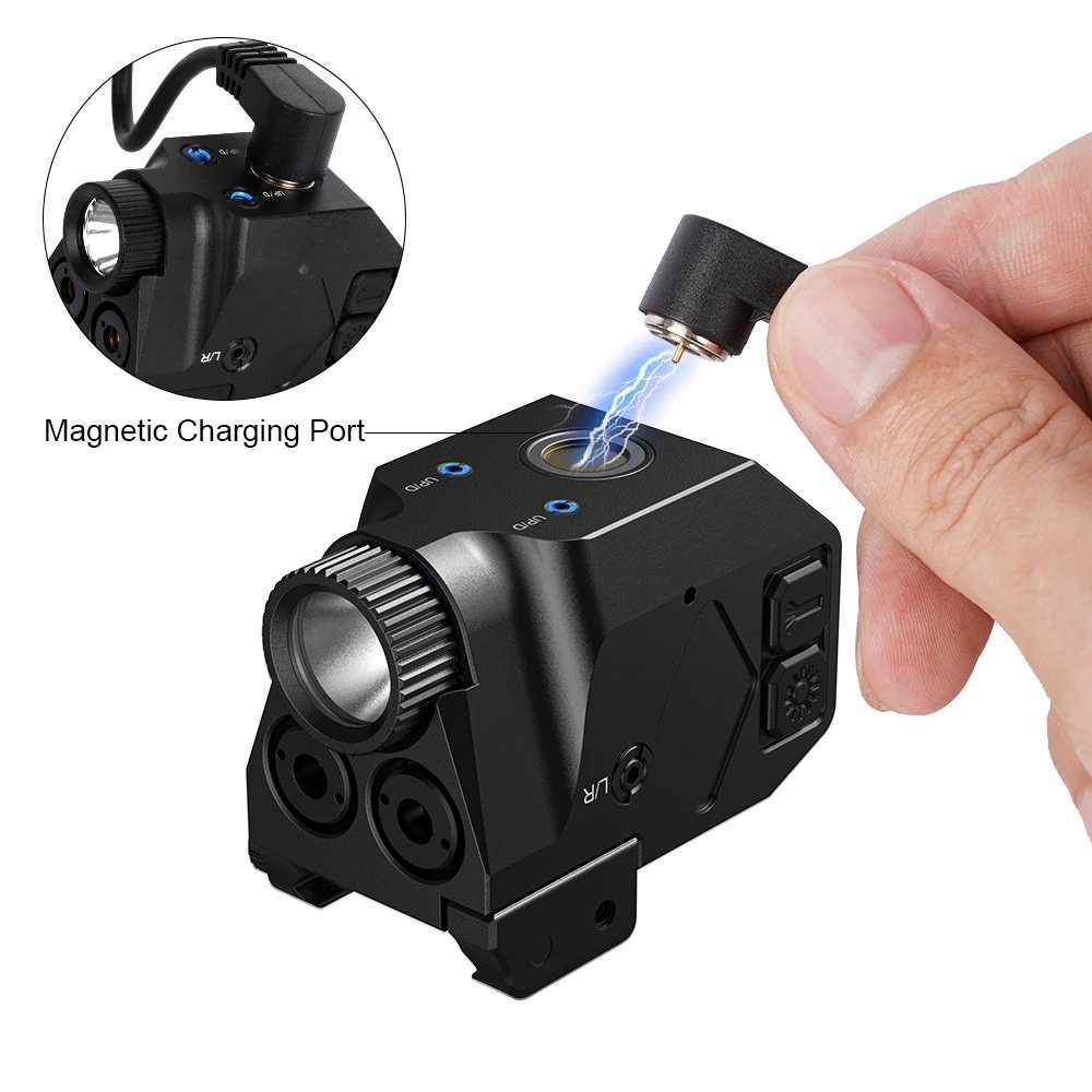 Compact 1075 charging laser sight with red/blue built-in lithium battery compatible with sports and outdoor use X250319