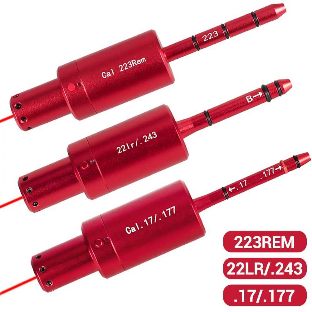 .22LR/.243 .17/.177 .223REM Laser Training Bullet Dry Fire Laser Trainer Cartridge Boresighter Rechargeable Red Dot Laser Sight X250319