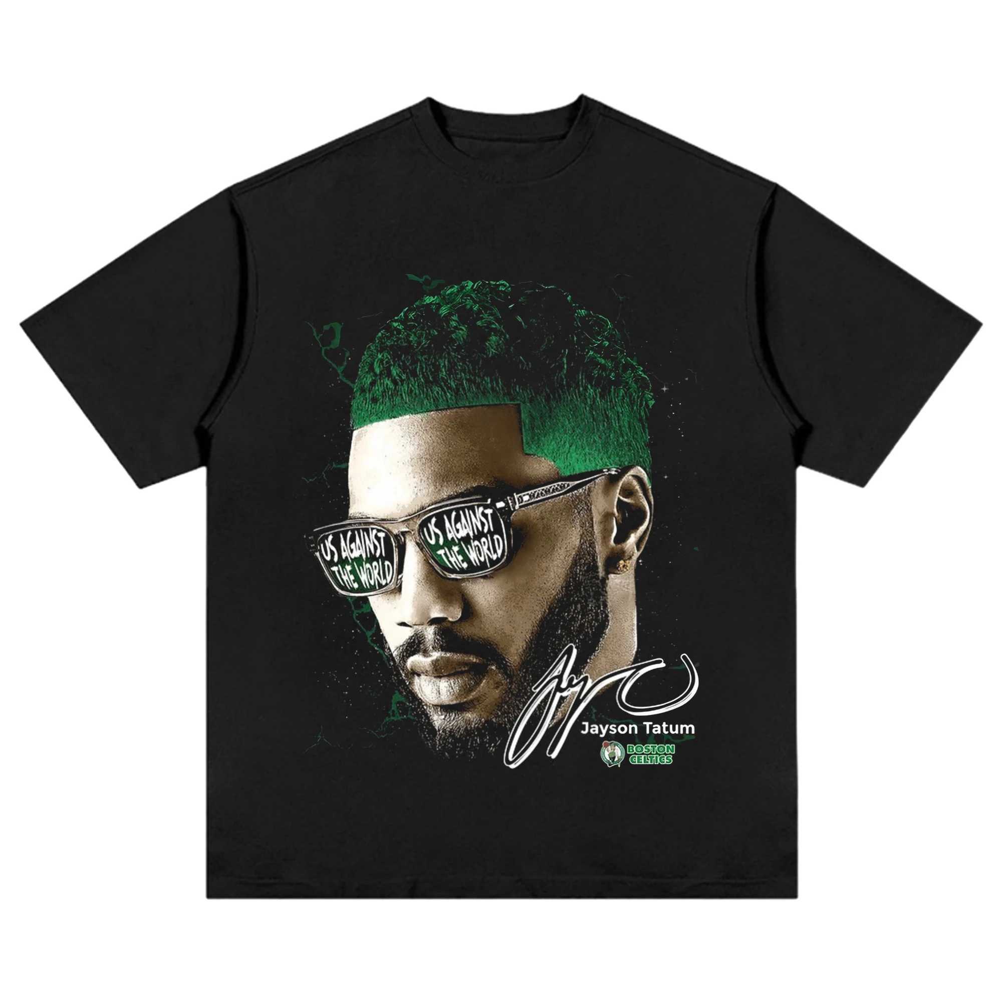 American professional basketball star printed cotton short sleeved basketball fan sports T-shirt summer casual mens and womens T-shirtT250318