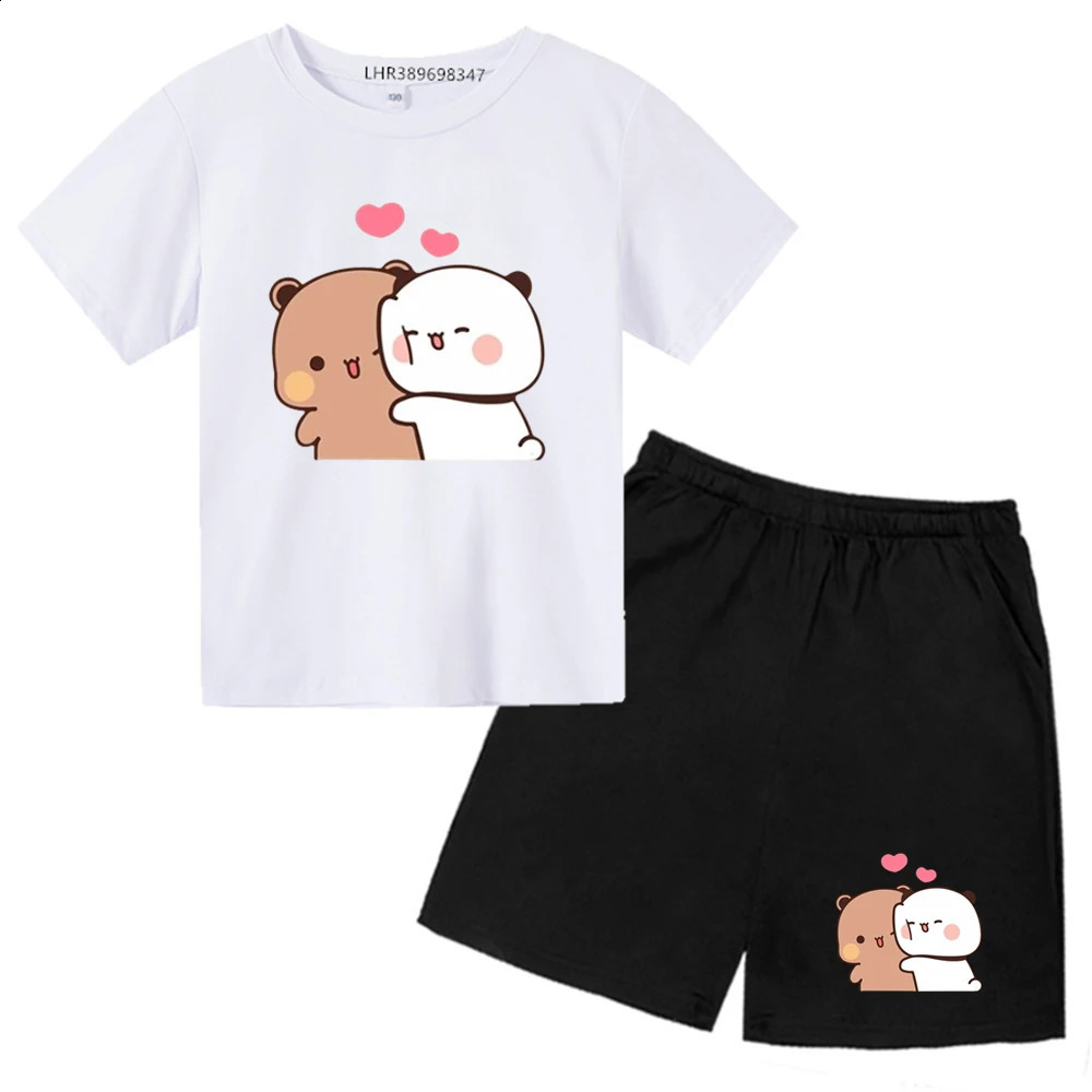 Summer children T-shirt Anime printing Leisure 2-12 Year Suitable for Boys Girls Tee suit Round Neck Tops Kid Short Sleeve 250319
