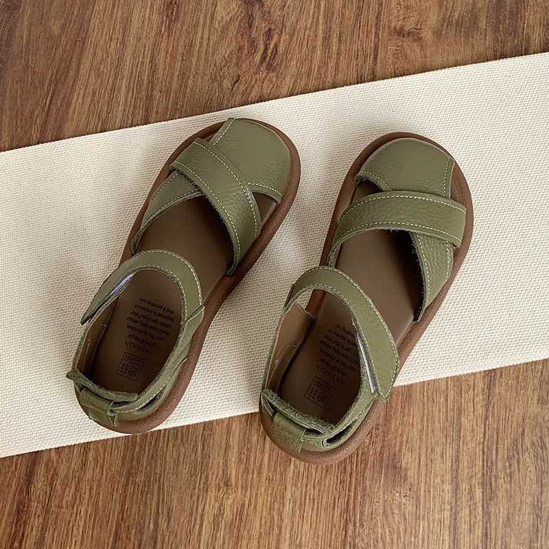 New Arrival Preppy Bun Head Roman Sandals for Women Soft Sold Summer One-line Casual Beach Shoes for Women T250318