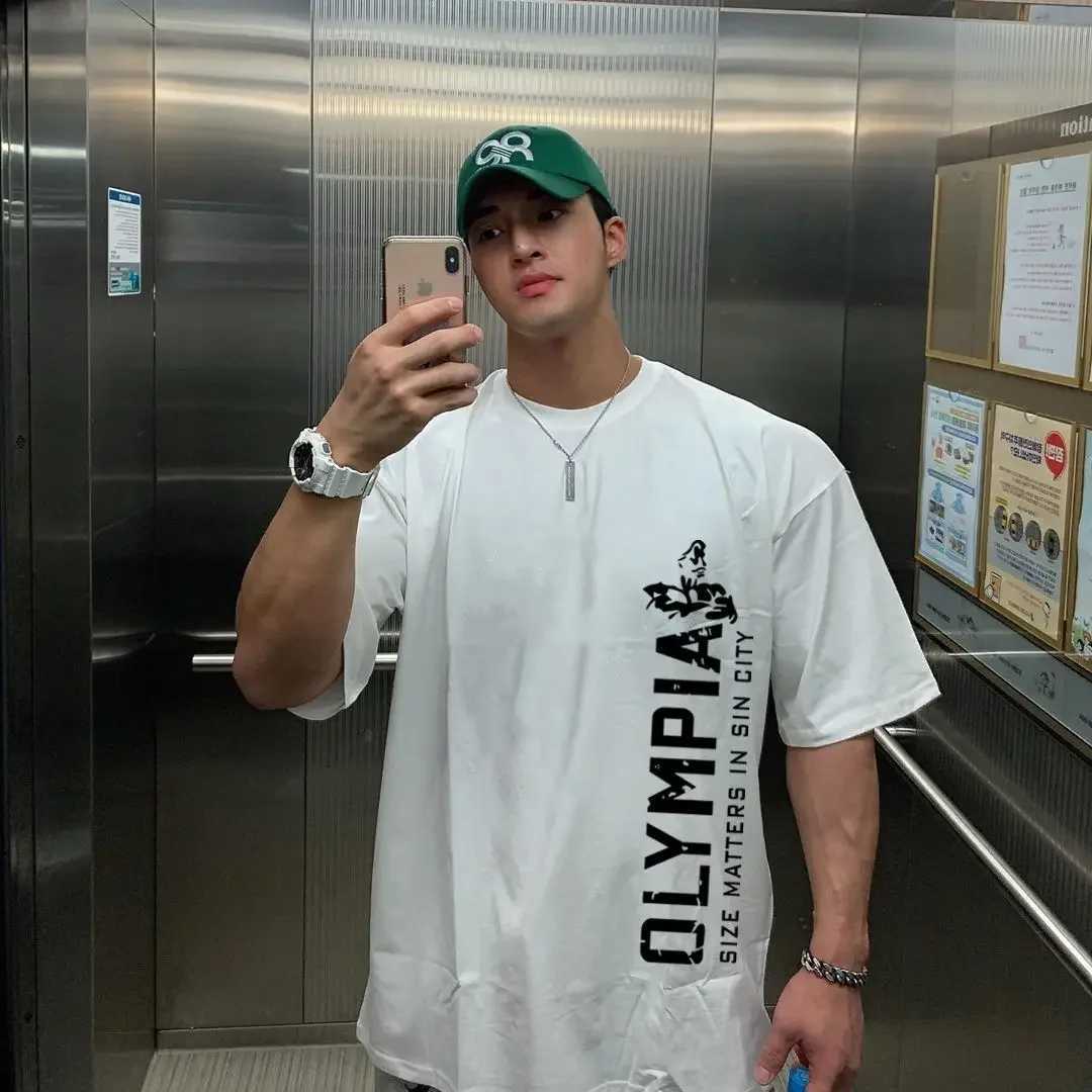 Fitness Cotton Ultra fine Sleeves Running Shirt Mens Fitness T-shirt Quick Drying Loose Sports Clothing Loose Fitness T-shirtT250318