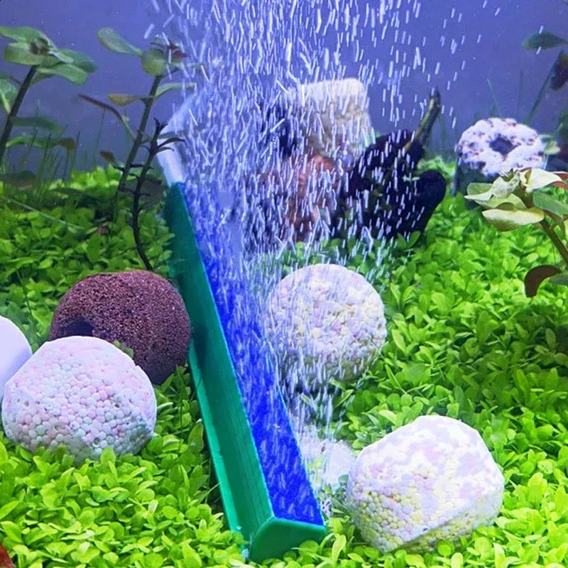 Aquarium Bubble Pump Bar Stone Silent Air Fish Tank Oxygen Kit Accessories 250318