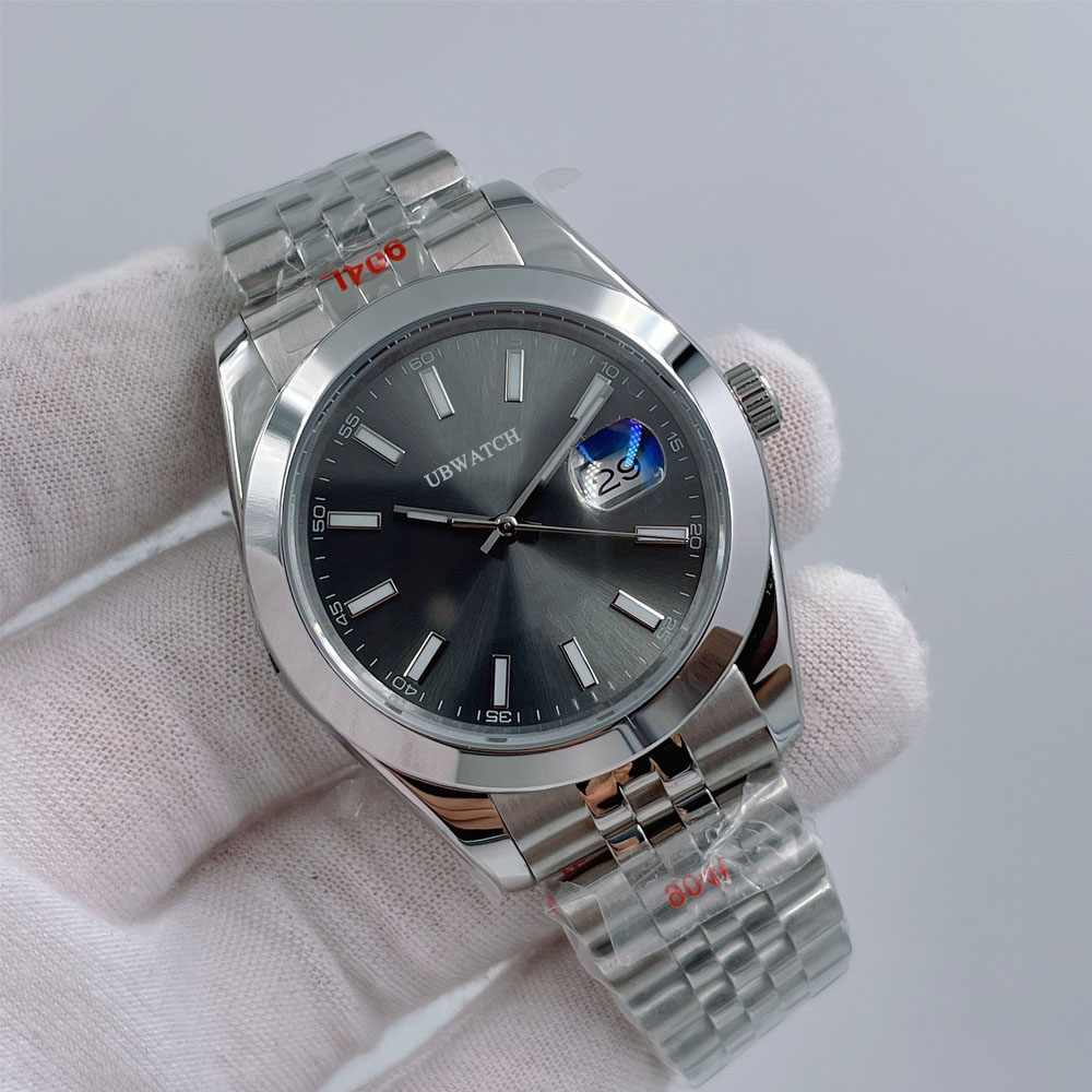 SUPER U1 UPGRADED 41MM Automatic Sapphire Crystal Mens Watches Cyclops Date Window Men's Wriswatches With Oyster or Jubilee Bracelet