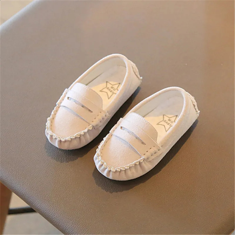 Childrens shoes boys flat sports baby casual toddler breathable sneakers soft sole solid color 250319