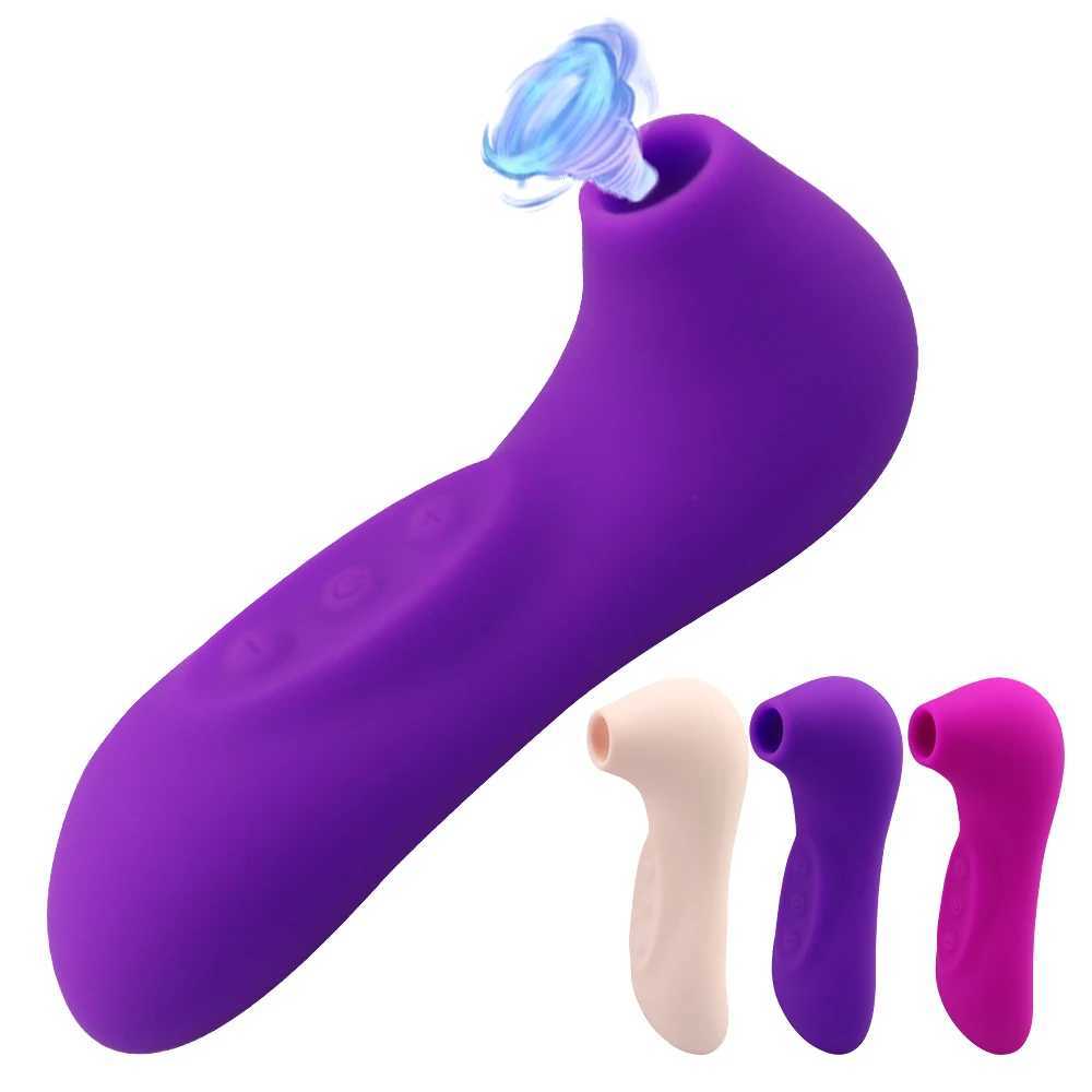 Female Sex Sucking Toy Vibrators Powerful Clitoris Sucker Blowjob Tongue Stimulator Nipple Vagina Pussy Pump Sex Toys for Women W250319