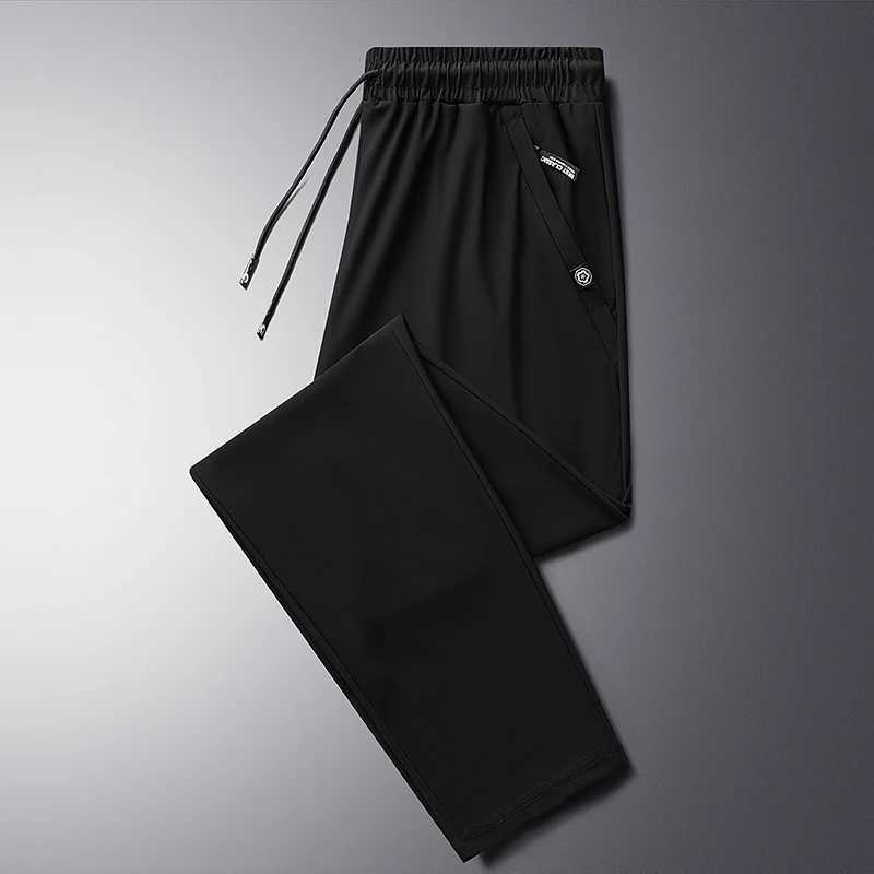 Summer Men Casual Breathable Pants Joggers Sweatpants Men Quick Dry Loose Cool Pant Men Drawstring Trousers Male Plus Size 7XL X250319
