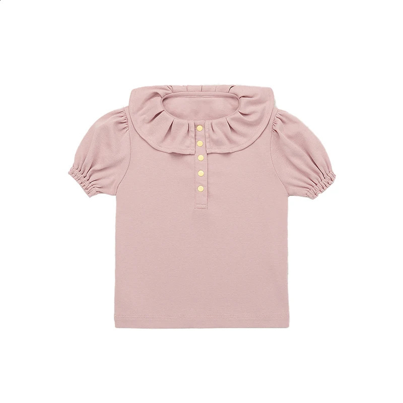 2025 Arrival Korean Childrens Spring Summer Outfit Set Baby Girls Color Short Sleeve T Shirts Skirts Kids Outdoor Clothes 250319