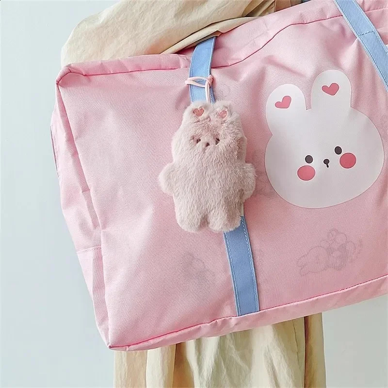 Ins Baby Kindergarten Quilt Storage Bag Korean Style Cute Cartoon Baby Bedding Travel Large Capacity Luggage Bag 250319