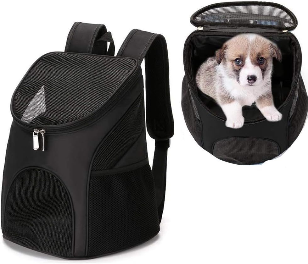 Animal Backpack: Pet Carrier Small Dogs & Cats - Dog Supply Backpack for Hiking, Travel, Camping (Up to 4kg) Free shipping