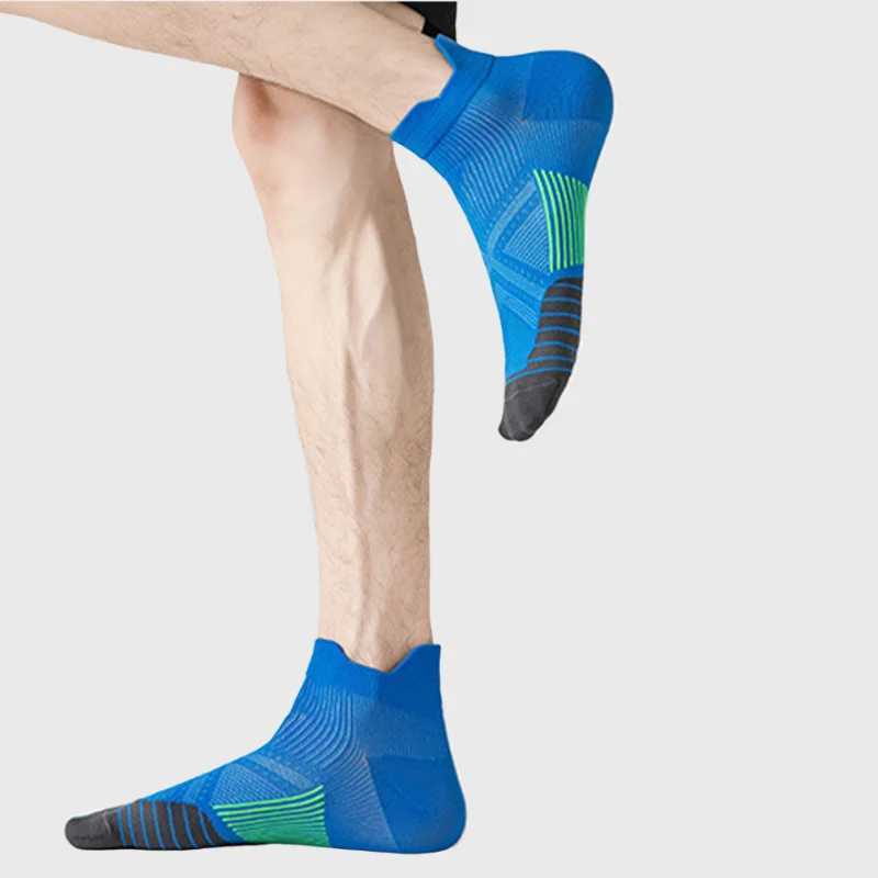 5 pairs of mens and womens summer fitness socks marathon anti slip fast drying sweat inhalation pressure socks X250319