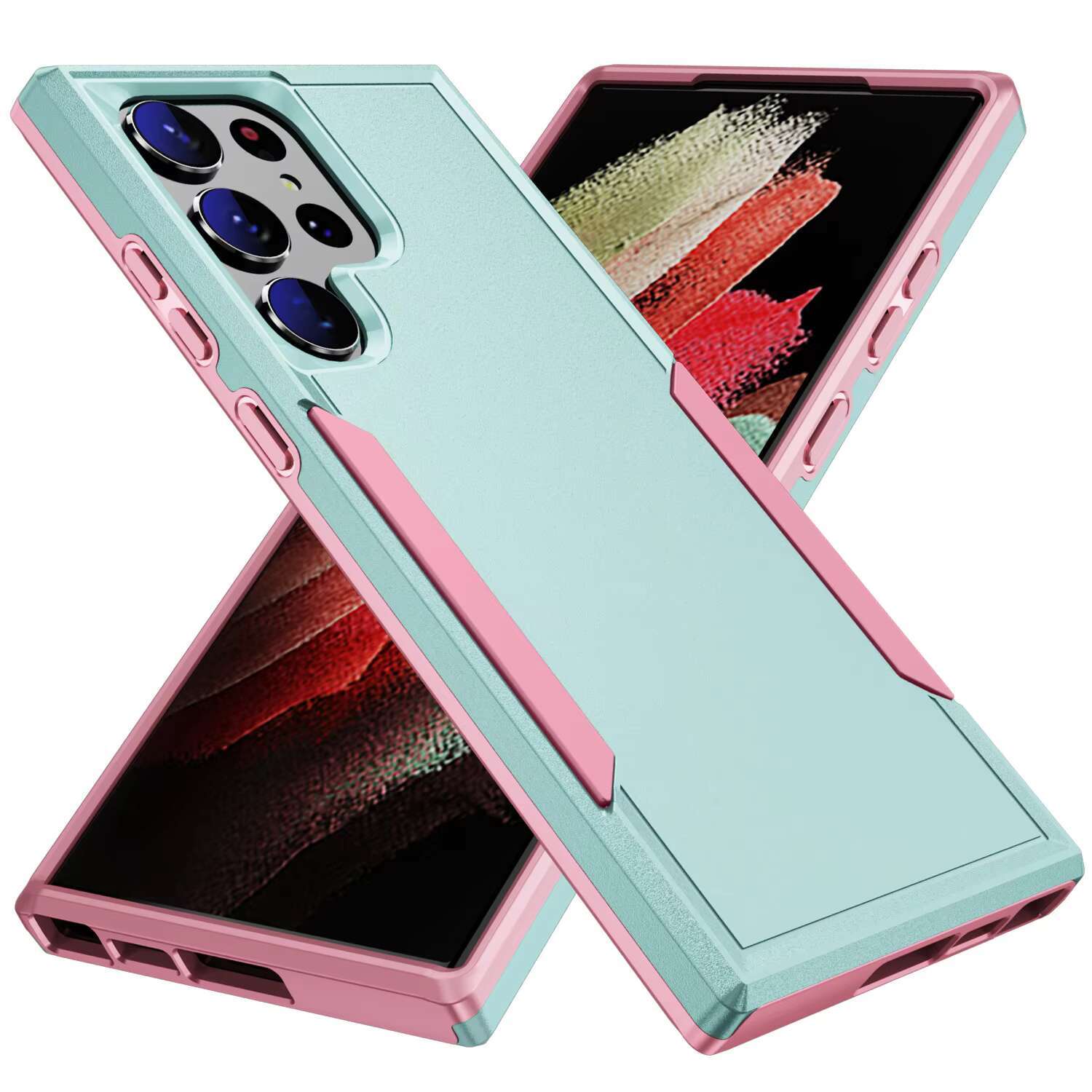 For the Samsung S23 Ultra Trailblazer 2-in-1 Drop Resistant Phone A54 Scrub case