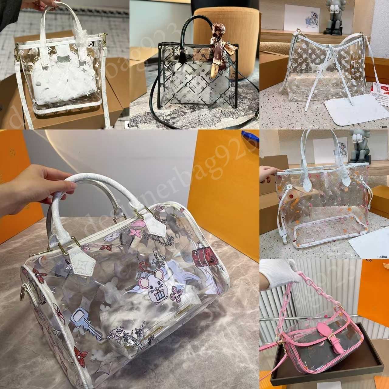 10A 7A Shoulder Bags Beach Bag Jelly Clear colourful Totes Bag Luxurys Pillow Bag Designers Handbags Purses Backpack Travel Bag Crossbody Shoulder Bags