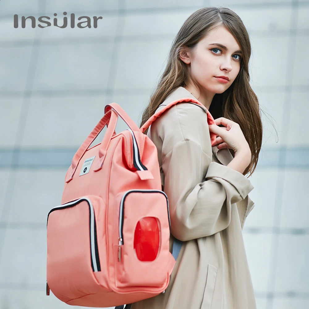 Insular Baby Diaper Bags Backpack Baby Nappy Changing Bag Thermal Bag For Baby Strollers 250319
