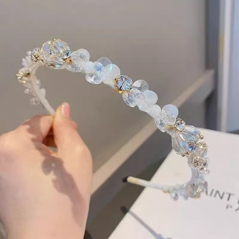 Chic Women's Faux Crystal Hair accessory Ideal for Bridal Parties and Special Occasions