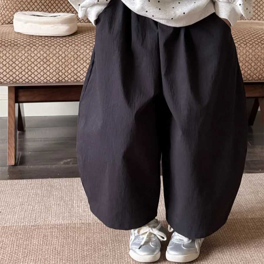 Childrens Clothing Girls Casual Pants 2025 Spring New Childrens Korean Casual Pants Versatile and Stylish Pants TrendT250318