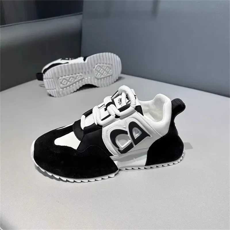 Mens Sneakers 2025 New Trend Personali Casual Shoes Chunky Lace Up Running Shoes Luxury Vcanize Footwear Tenis Mascino Z250319
