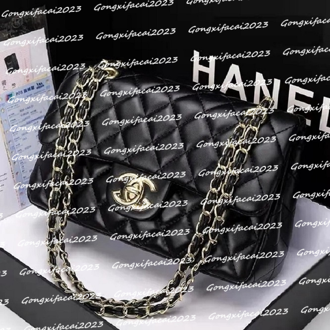 10A High quality Top Tier Quality Jumbo Double Flap Bag Luxury Designer 25CM Real Leather Caviar Lambskin Classic All Black Purse Quilted Handbag Shoulder Bag wallet