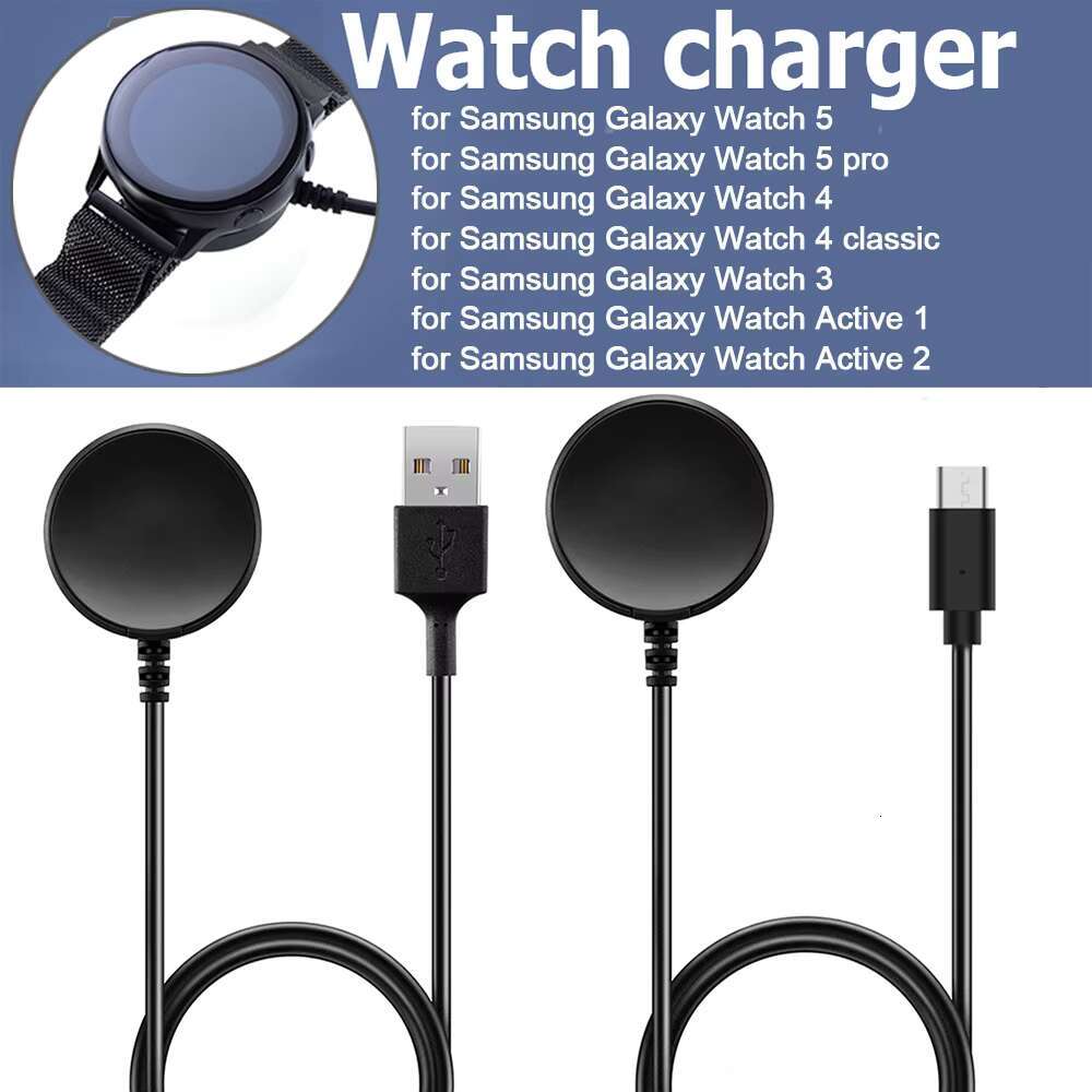 Cargador Inalambrico Para Reloj Wireless Charger Type C Cable Samsung Watch5 for Galaxy Watch Active