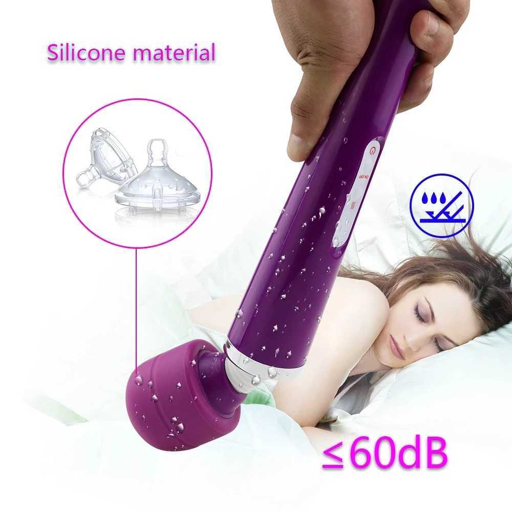 Super Big Magic Wand Huge Female Vibrator Vagina Clitoris Massager Intimate Goods Erotic Products Anal Sex Toys for Woman Adults W250319