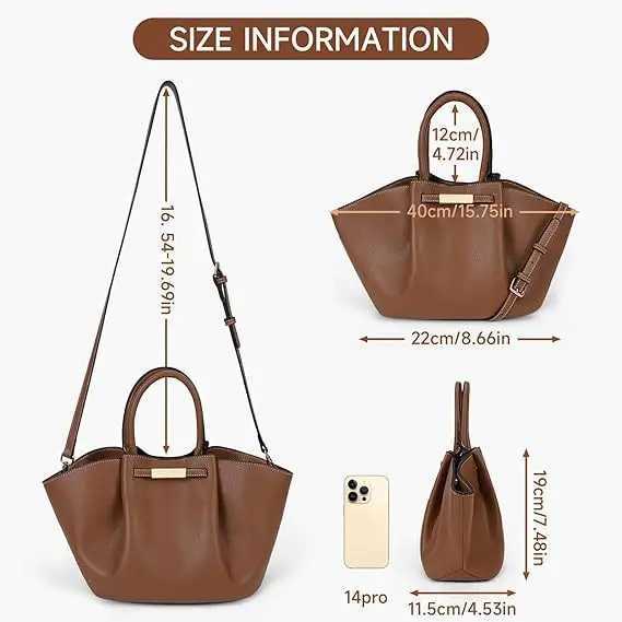 Fashion Large Capaci Trapeze Bag Designer Belts Wen Handbags Luxury Pu Leather Shoder Crossbody Bag Big Tote Shopper Purse Z250318