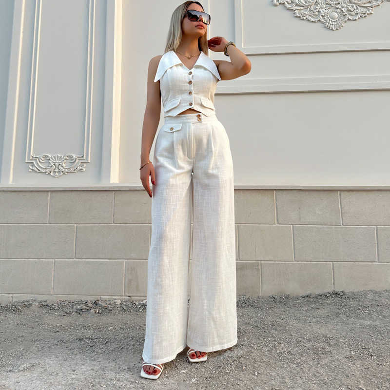 Summer Women's Fashion Luxury Women's Casual Women's Two Piece Set Summer 250315