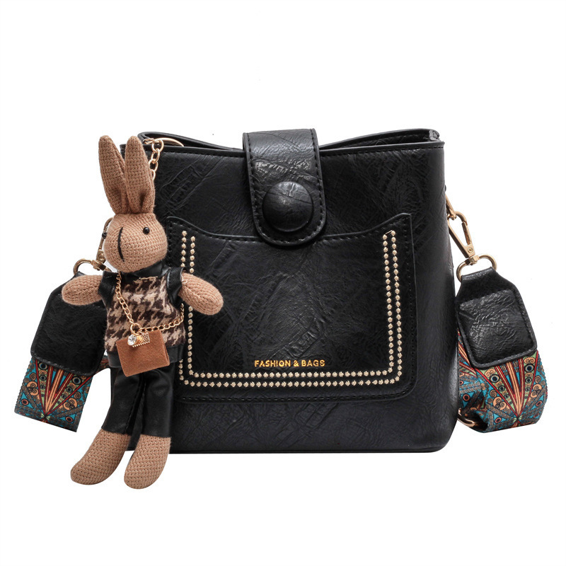 Small And Trendy Design, Versatile Commuting Single Shoulder Crossbody For Women's fashion New High-End Texture Bucket Bag Fashion Shoulder Bags