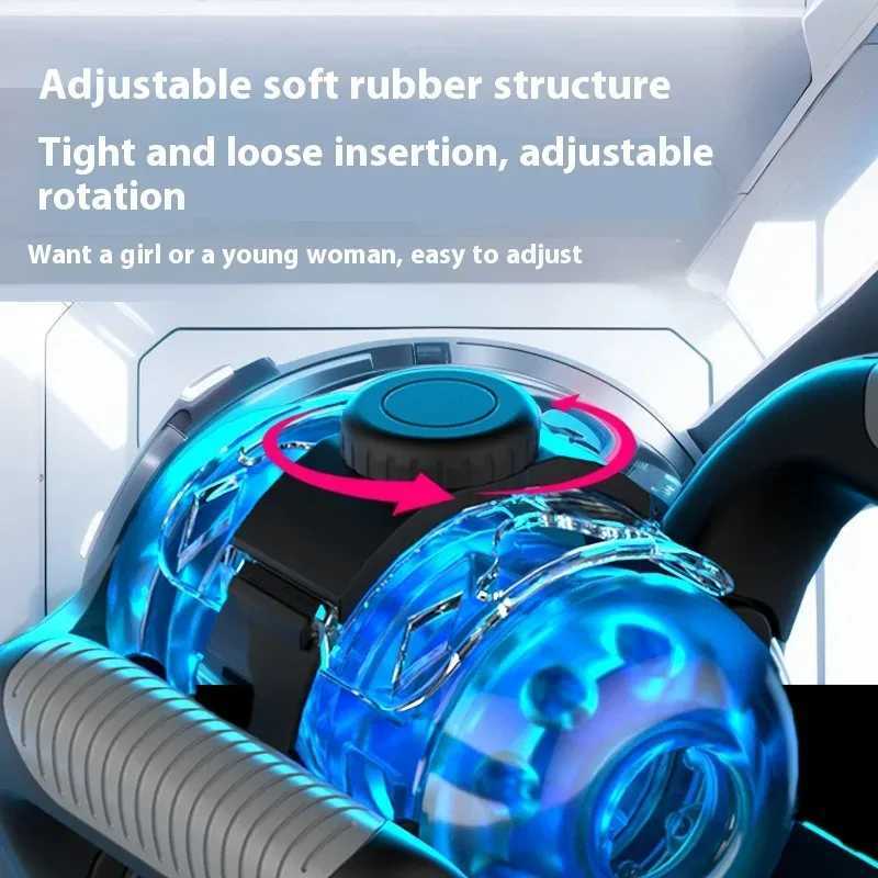 JNPG adult massager intelligent sex machine with two hand handles one click burst electric pocket cat sex toyXJ250319