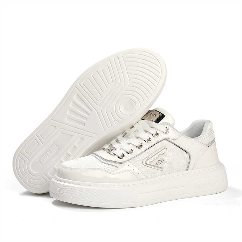 Men Shoes New Breathable Shoes Trendy Versatile White Shoes Athleisure Style Shoes Trendy Board Shoes Beige Free shipping shoes size 38-44