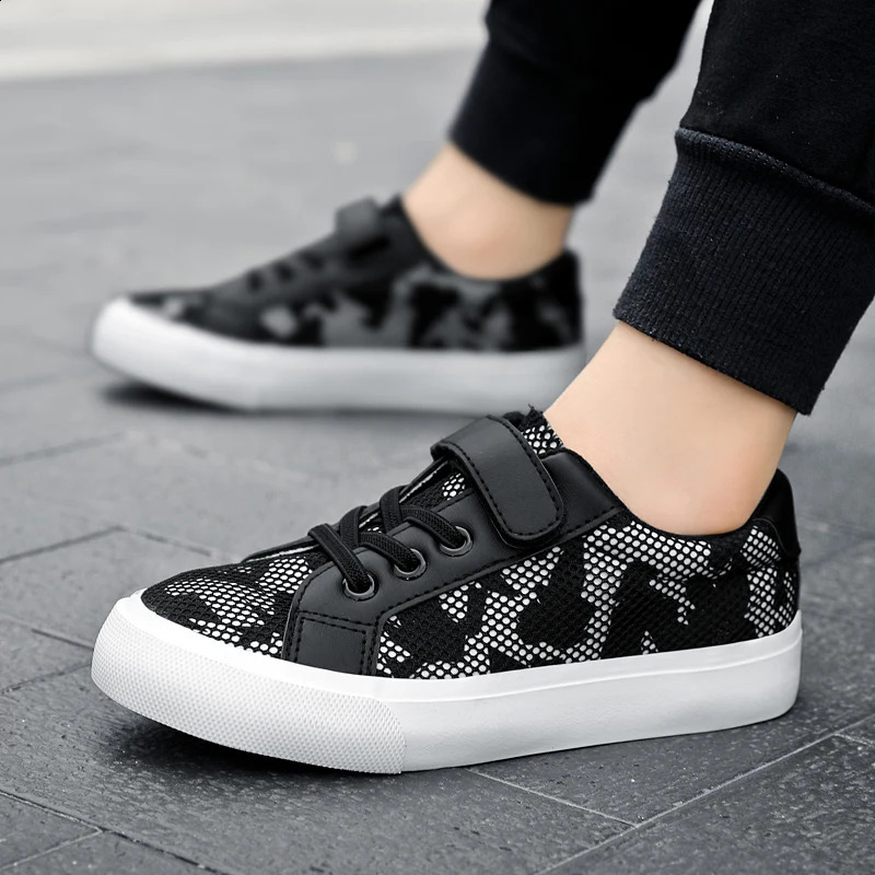 Kids Shoes Children Sneakers vulcanized Non-slip Wear Resistant Sports Walking Childrens Skate Shoes Quality Sneakers for Boys 250319